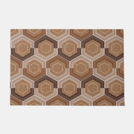 Mod Hexagonal Honeycomb Doormat Fußmatte