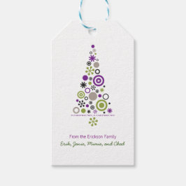 Mod Holiday Christmas Tree (Personalisiert) Geschenkanhänger