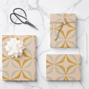 Mod im Mittelalter in Pastellfarben Geschenkpapier Set