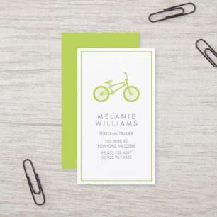 Mod Kiwi Green Bicycle Visitenkarte