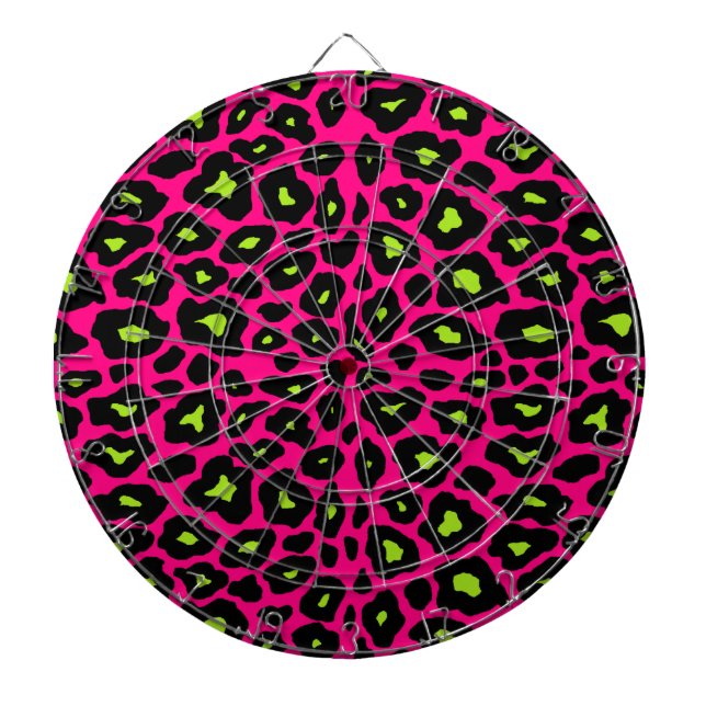 Mod Leopard Print Dartscheibe (vorne)