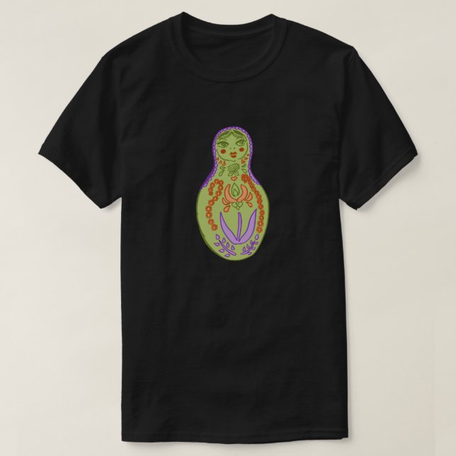 Mod Matryoshka Doll Graphic T-Shirt (Design vorne)