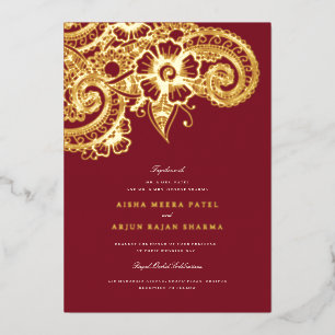 Mod Mehandi Faire-part de mariage
