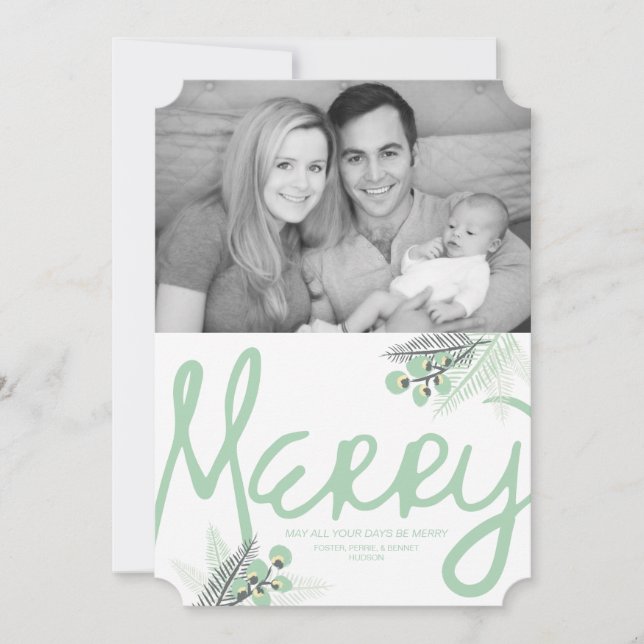 Mod Merry Berries Carte photo de vacances (Devant)