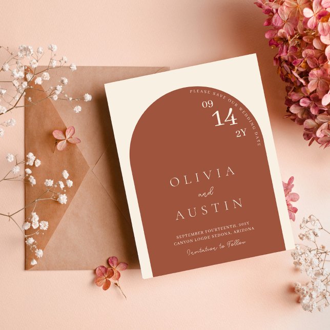 Mod Minimalistisch Terracotta Arch Foto Save the D (Von Creator hochgeladen)