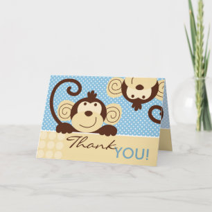 Mod Monkey TY Card Dankeskarte