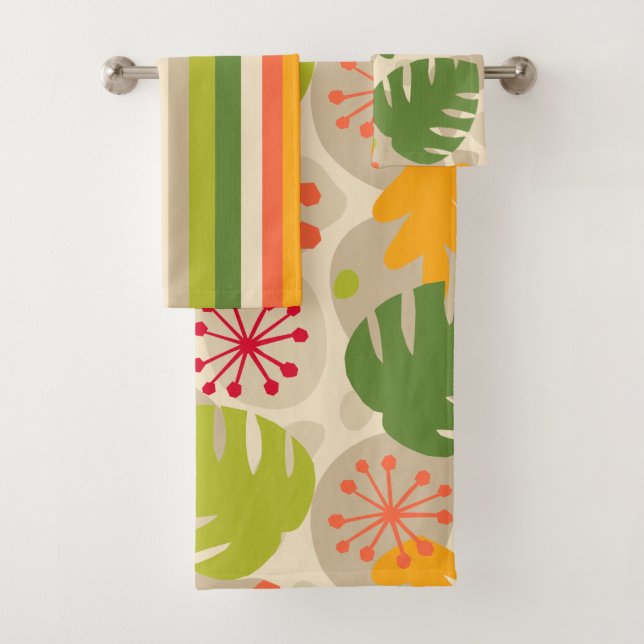 Mod Monstera Feuilles Abstrait Hawaï Tropical - Ch (En situation)