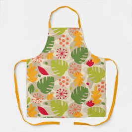 Mod Monstera Leaf Abstrakt Hawaii Tropisch - warm Schürze