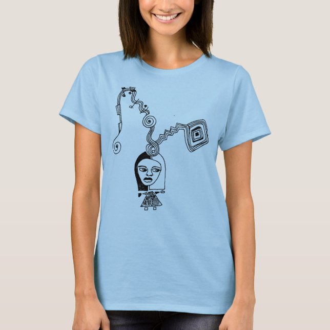 Mod Music Doodle Boxy Crop Top (Vorderseite)