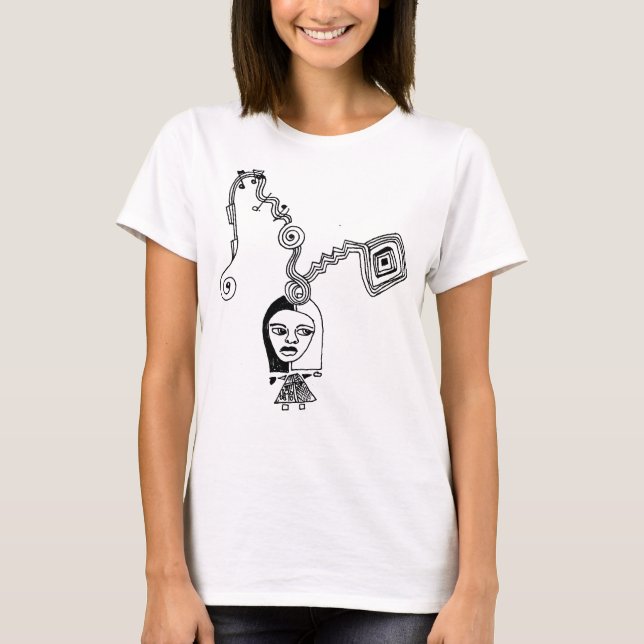 Mod Music Doodle Boxy Crop Top (Vorderseite)