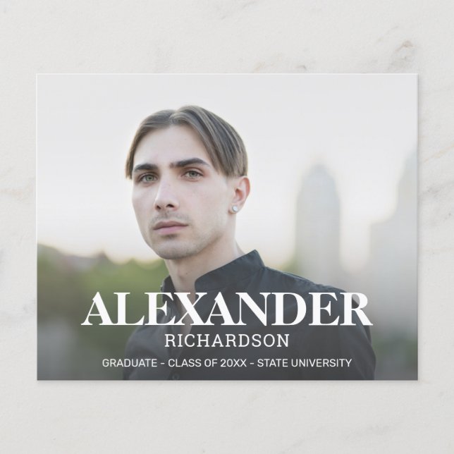 Mod Name Foto Graduation Party Flyer (Vorne)