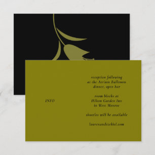 MOD OLIVE TULIP WEDDING BEGLEITKARTE