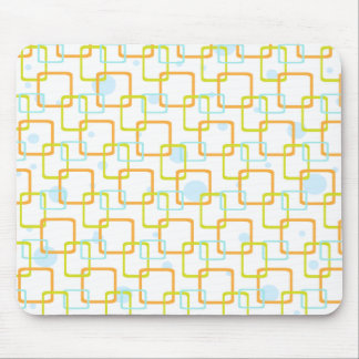 Mod-Orangen-Quadrate Mousepad