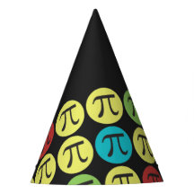 Mod Pi Symbols Farbiges Musterpapier Party HAT