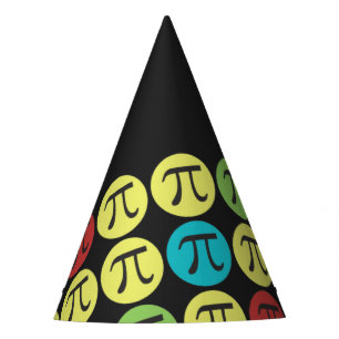 Mod Pi Symbols Farbiges Musterpapier Party HAT Partyhütchen