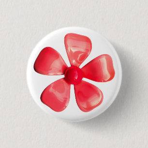 MOD PINK Blume Button - Bouquet Spring Summer Gard