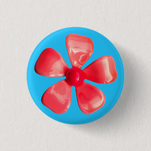 MOD PINK Blumen-Anstecknadel - Bouquet Frühling So Button