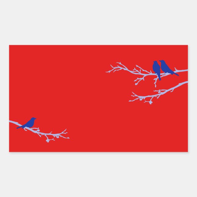 Mod Rechteckiger Aufkleber (Vorderseite)