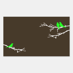 Mod Rechteckiger Aufkleber