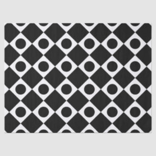 Mod Retro 60's Black Seidenpapier