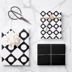 Mod Retro 60's White Geschenkpapier Set