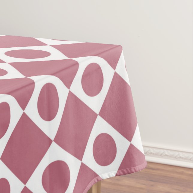 Mod Retro 60's Wildberry Tischdecke (Beispiel)