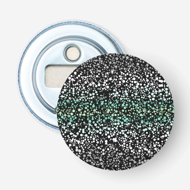 Mod Retro Quirky Groovy Boho Paragender Pride Flaschenöffner (Vorderseite)