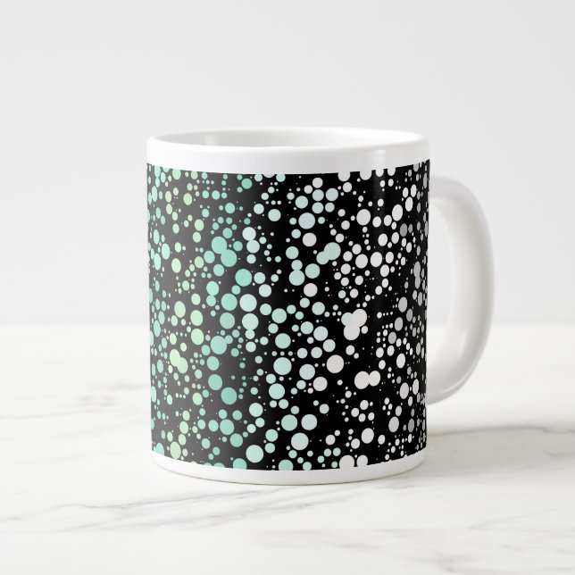 Mod Retro Quirky Groovy Boho Paragender Pride Jumbo-Tasse (Vorderseite Rechts)