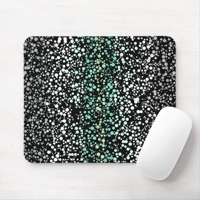 Mod Retro Quirky Groovy Boho Paragender Pride Mousepad (Mit Mouse)