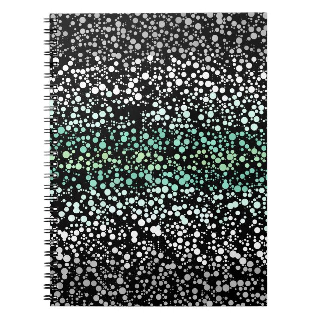 Mod Retro Quirky Groovy Boho Paragender Pride Notizblock (Vorderseite)