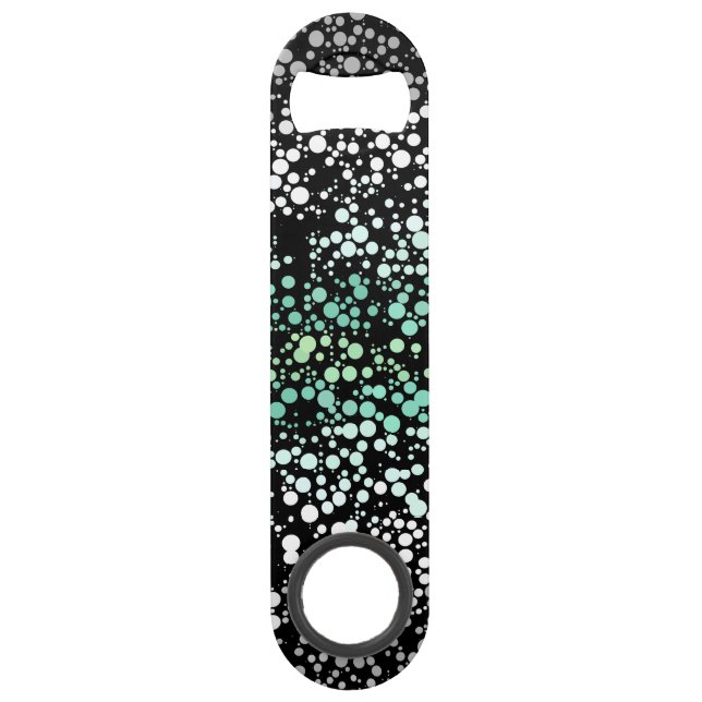 Mod Retro Quirky Groovy Boho Paragender Pride Speed Flaschenöffner (Vorderseite)