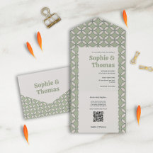 Mod Retro Wedding Olive Green