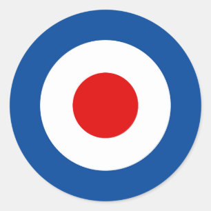 Mod Roundel 3" Aufkleber