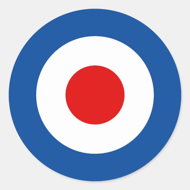 Mod Roundel 3" Stickers (Vorderseite)