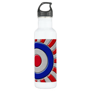 Mod Roundel Sonnendurchbruch-Entwurf in der Trinkflasche