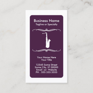 Mod Saxophon Treuekarte