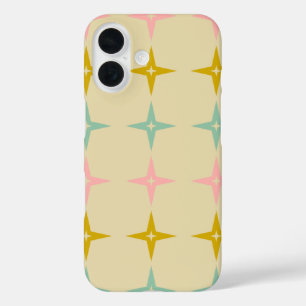 Mod-Stars aus dem Mittelalter in Vintagen Farben iPhone 16 Hülle