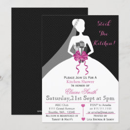 Mod Stock die Küche Brautparty Einladung