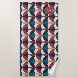 Mod Strandtuch mit Monogramm