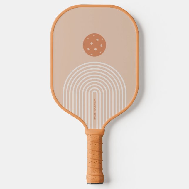 Mod Stripter, neutraler Farbton Pickleball Schläger (Vorderseite)