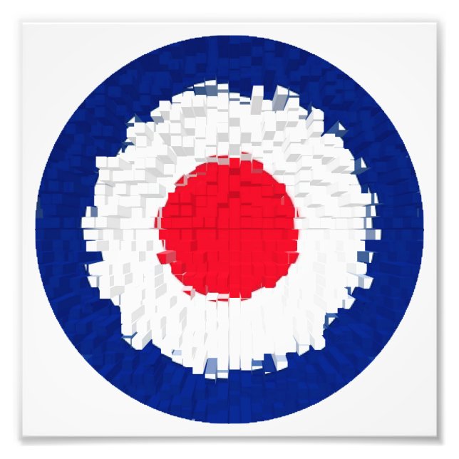 Mod Target mit Wirkung angewendet Fotodruck (Vorne)