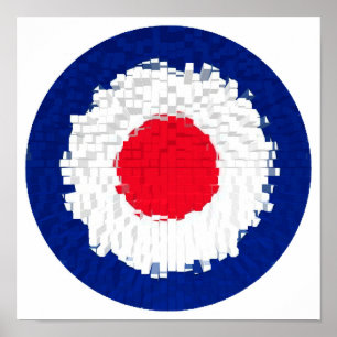 Mod Target mit Wirkung angewendet Poster