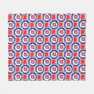 Mod Target Mod Ahornblatt Zielgrunge Roundel Fleecedecke