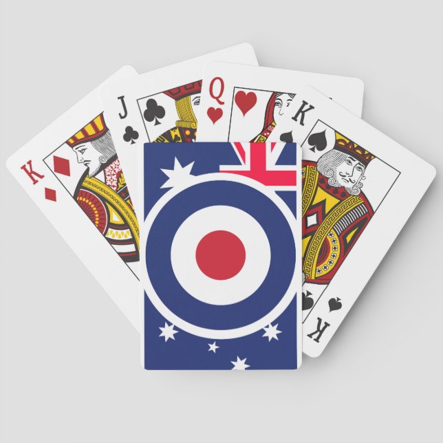 Mod Target Mod Australien Roundel Spielkarten (Rückseite)