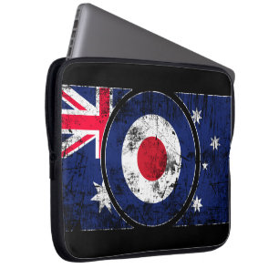 Mod Target Mod Australien Zielscheibe Laptopschutzhülle
