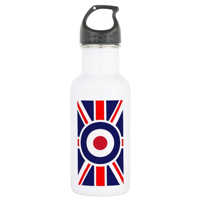 Mod Target Mod England Zielmotorroller Trinkflasche (Vorderseite)
