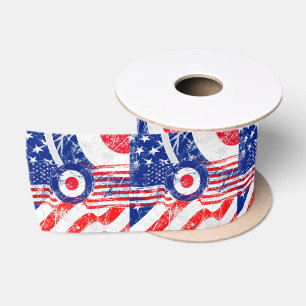 Mod Target Mod USA Target Grunge Roundel Satinband