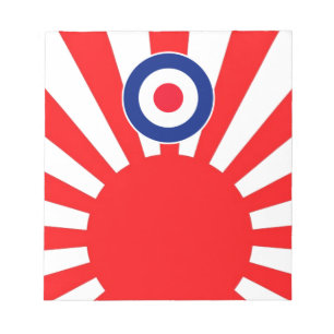 MOD Target Roundel auf Burst Japan Notizblock