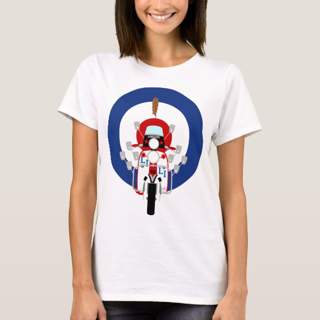 Mod Target Scooter T-Shirt (Vorderseite)
