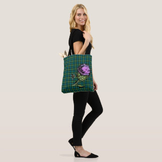 Mod Thistle und Bee Tote Tasche